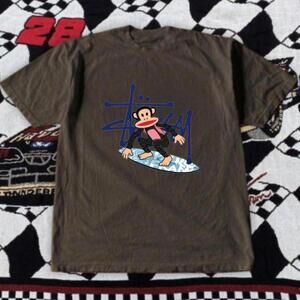 Gildan Men Brown T-Shirt, Paul Frank Brown Surf Tee